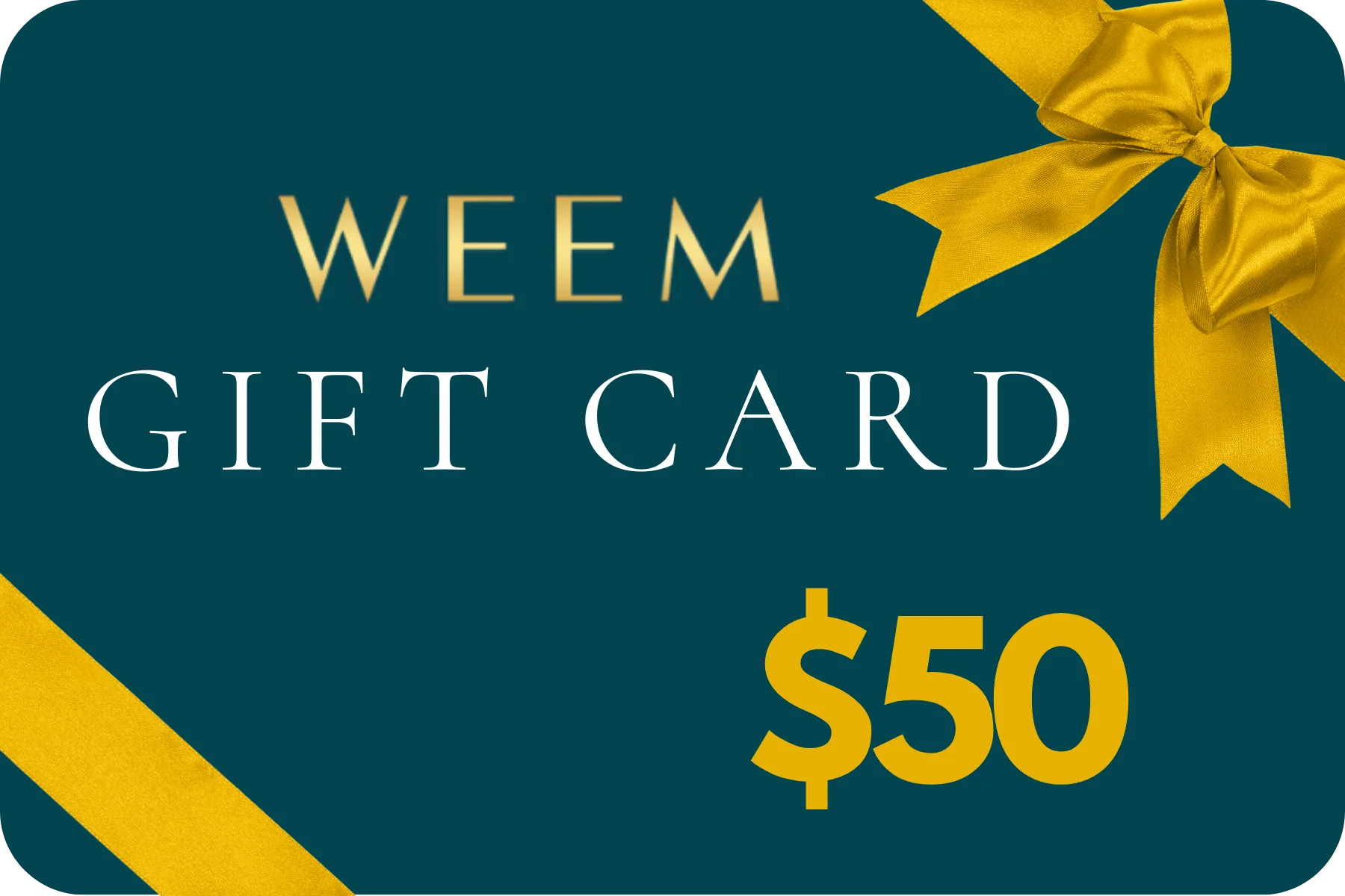 Gift Card – 50% Off at Checkout
